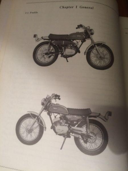 1970 Yamaha CT1B 175cc Service Manual