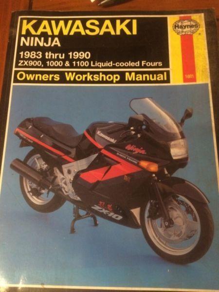 1983 - 1990 Kawasaki Ninja Haynes Manual