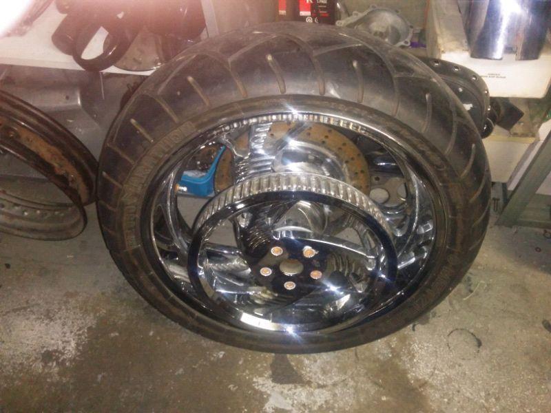 Custom Harley wheels
