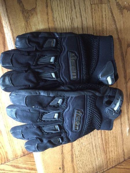 2 Pairs Icon Motorcycle Gloves