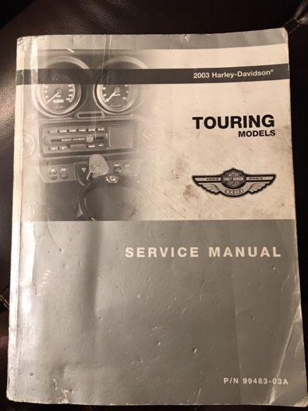 2003 Harley Davidson Touring Service Manual