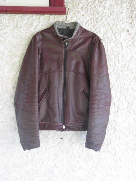Beautifully stylish Large Men`s brown leather jacket