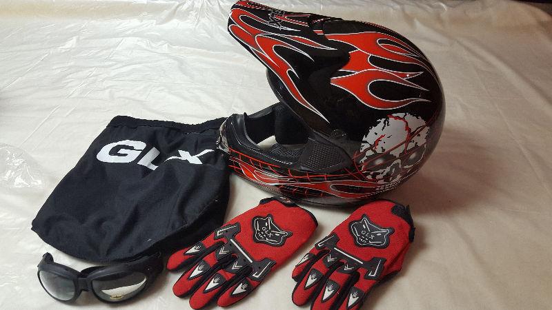 GLX motocross helmet