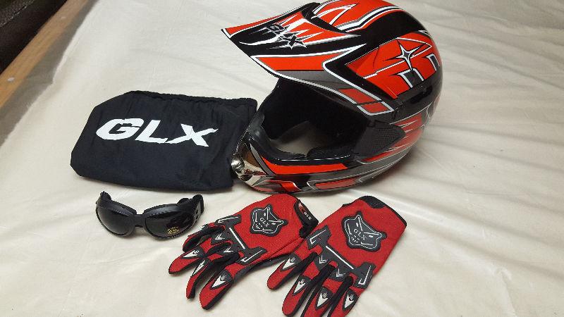GLX motocross helmet