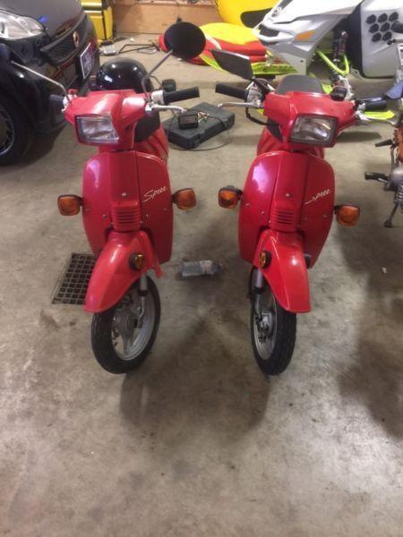 1986 Honda spree scooters low km cheap plates