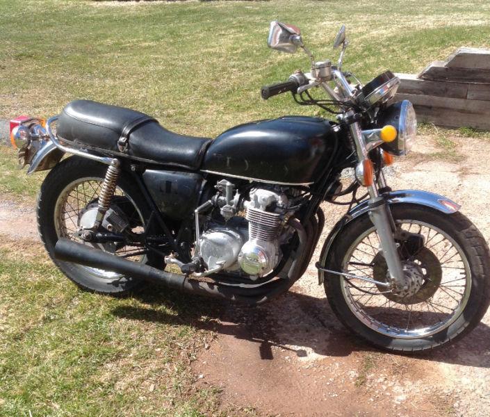 1977 CB 550 - great rat bike project, cafe racer or winter resto
