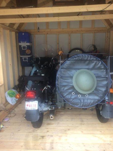 2013 ural motorcycle with sidecar, $ 10.500 obo