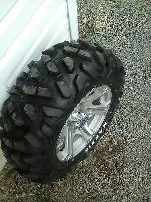 1 New Maxxiss Bighorn tire on Polaris Rzr aluminum mag wheel