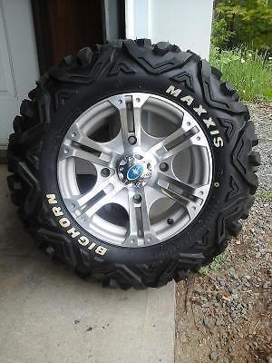 1 New Maxxiss Bighorn tire on Polaris Rzr aluminum mag wheel