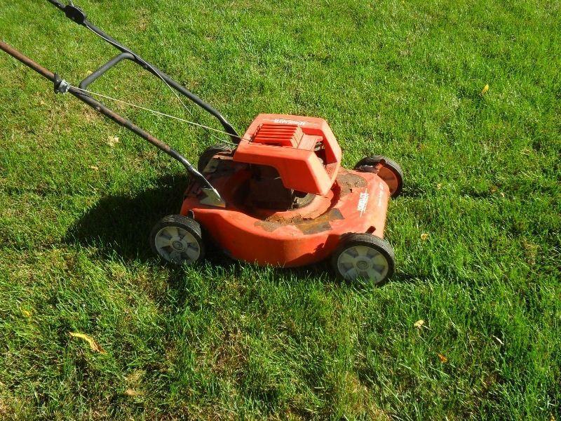 push mower