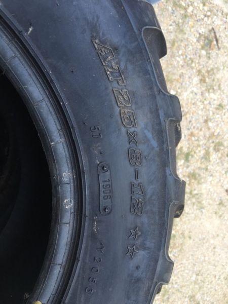 Set of Dunlop Atv tires great shape