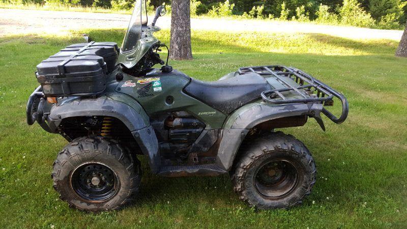 2006 Honda Foreman 500 with tatou 4s tracks