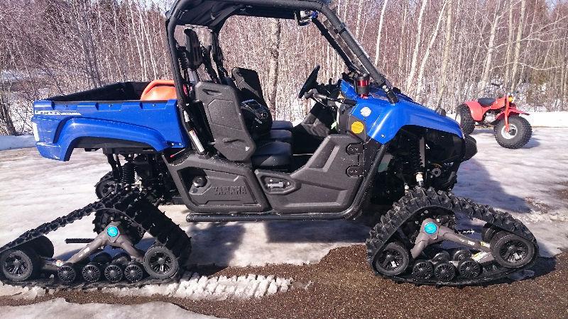 mint viking with tracks and plow