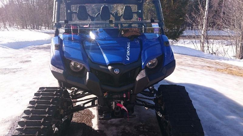 mint viking with tracks and plow