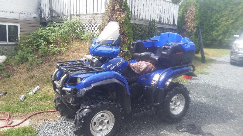 2004 YAMAHA GRIZZLY 650 with PLOW