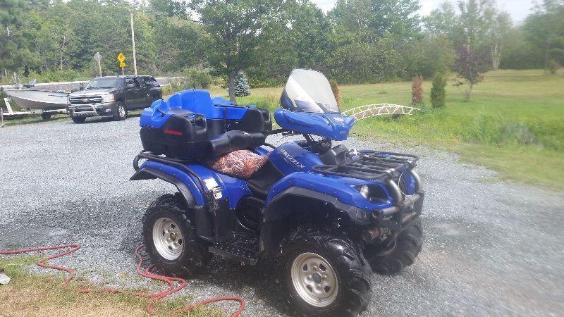 2004 YAMAHA GRIZZLY 650 with PLOW