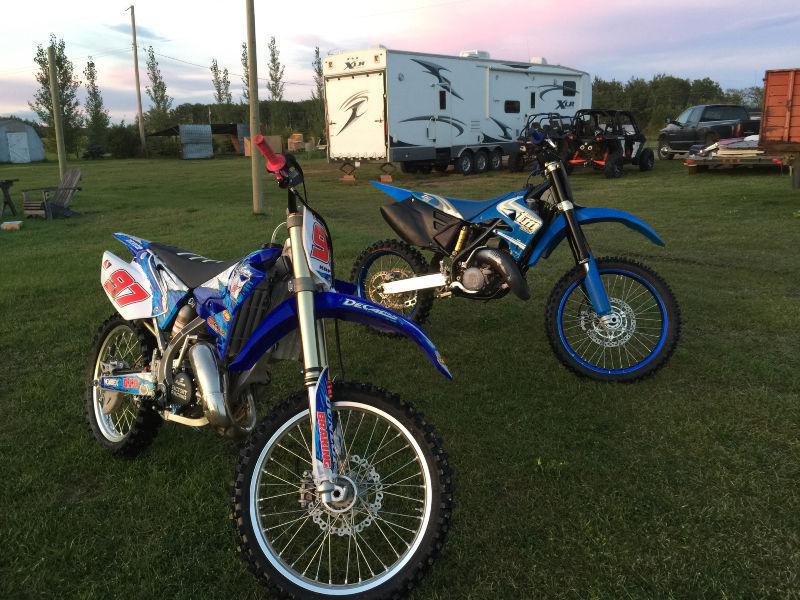 2014 YZ 125 and 2005 TM racing 125