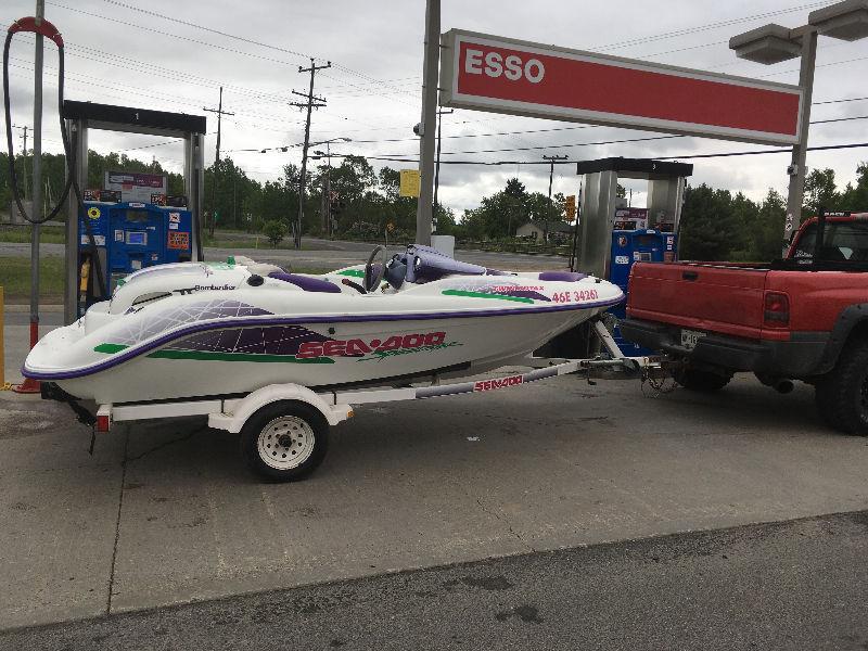 Wanted: Trade sea doo boat speedster for sled deck