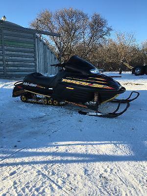 2 - Mach Z 800 LT ski doos with parts sled for sale
