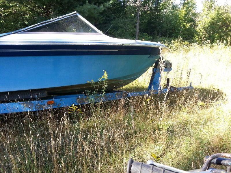 Grew 164 boat and trailer need gone asap first to come getter it