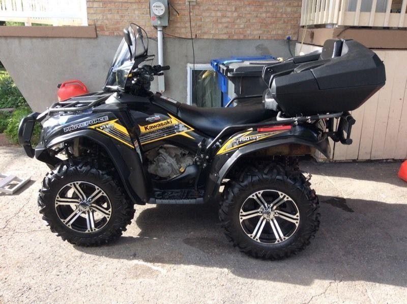 2013 kawasaki brute force 4x4 injection eps 2 cylindre