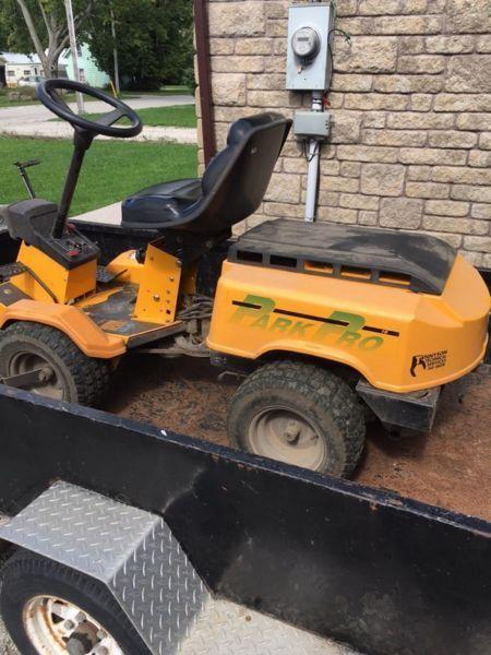 Trade my lawn tractor for