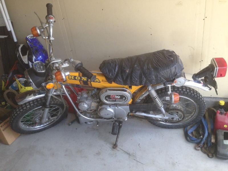 1974 Honda st90 and other bikes