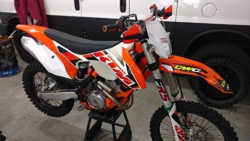 2015 KTM 350 XCF Street legal with extras