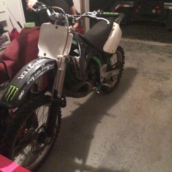 95 KX250 looking to trade for atv