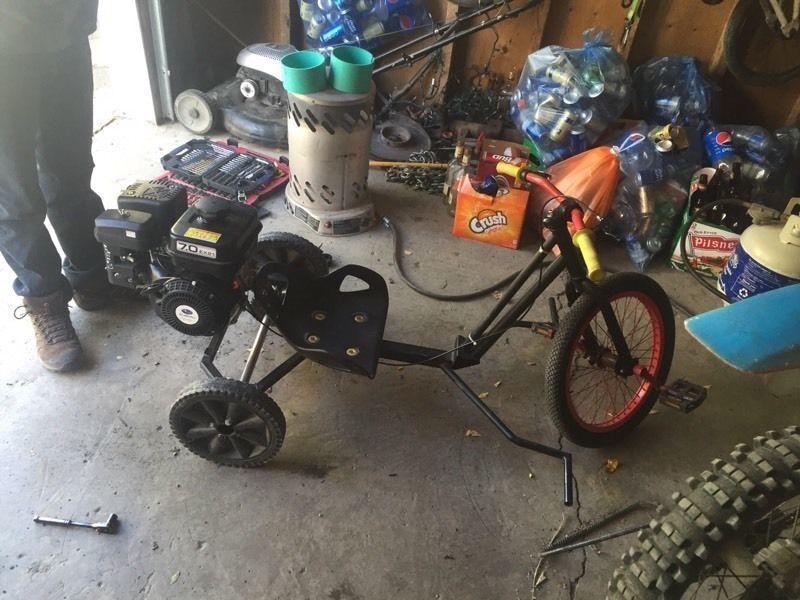 Custom built drift trike