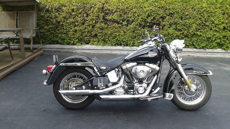 Harley-Davidson softail héritage noir à vendre