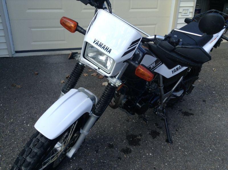 2015 Yamaha TW200 dual purpose (dirt and road) motorcycle