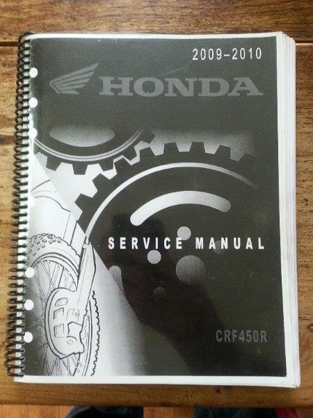 2009/2010 Honda CRF 450R Service Manual