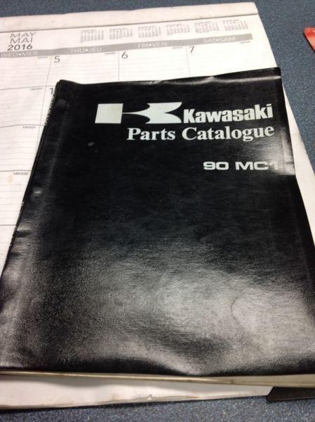 Kawasaki MC1 Parts catalogue