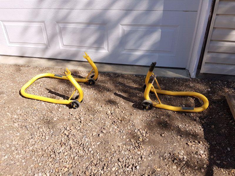 Motorcycle stands / sport bike stands for sale or trade