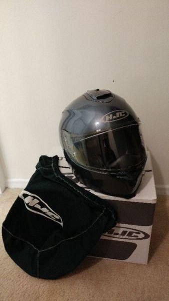HJC IS-17 women's motorcycle helmet in anthracite