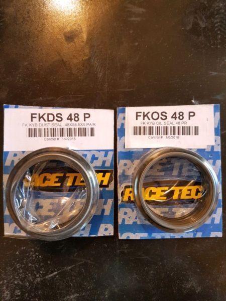 KYB fork oil and dust seals