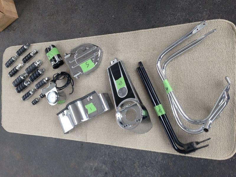 Saddle bag Rail FLH Clean AUBAINE !