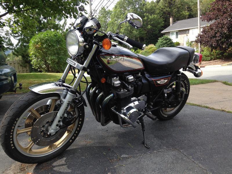 1980 Z1000 fuel injected motorcycle
