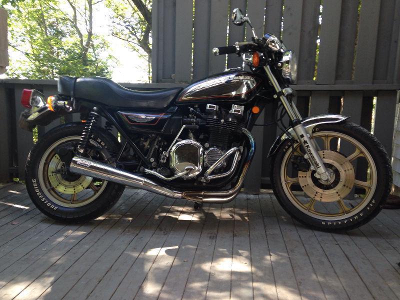 1980 Z1000 fuel injected motorcycle