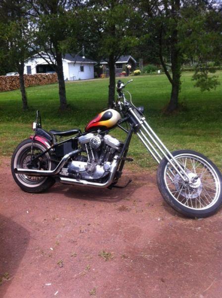 Harley sportster chopper