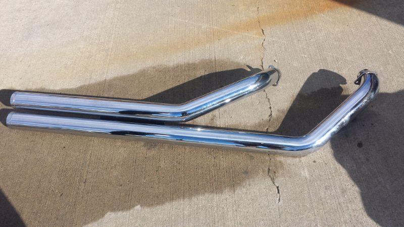 DD Hard Crome motorcycle pipes