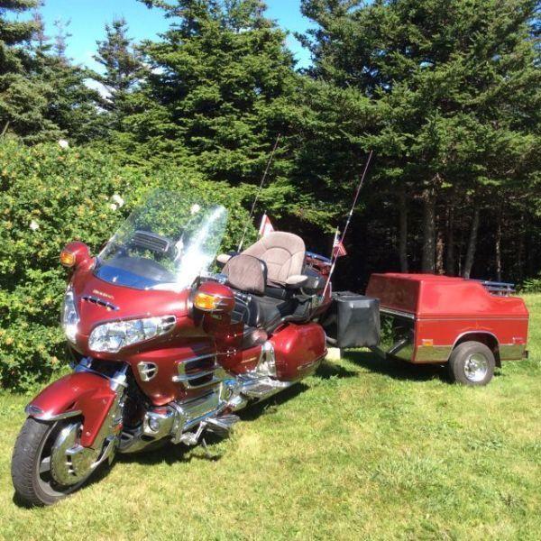 touring bike with a trailer