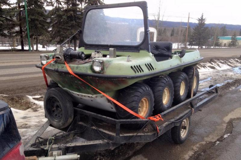 Argo 8x8 with tracks, trailer and new motor