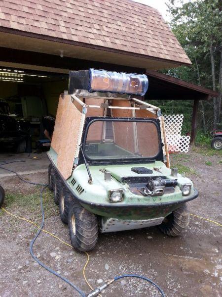 Argo 8x8 with tracks, trailer and new motor