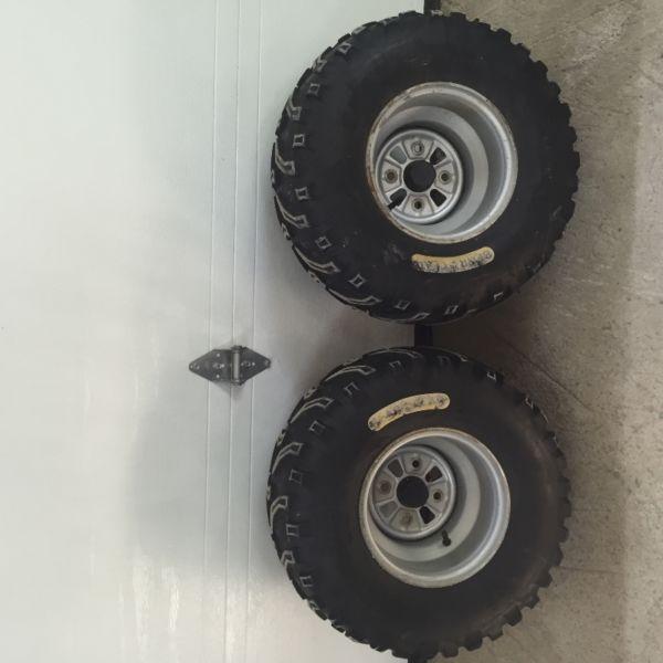 350 Rancher wheels and tires