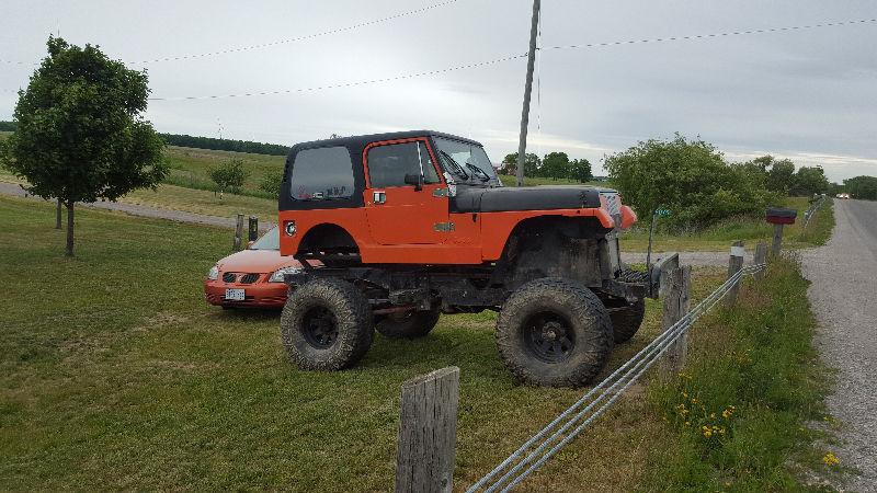 Off road jeep mud truck 4x4 monster truck