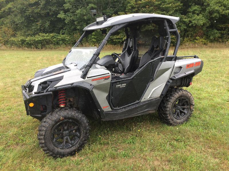 MINT 2015 CAN AM 1000 XT COMMANDER....FINANCING AVAILABLE