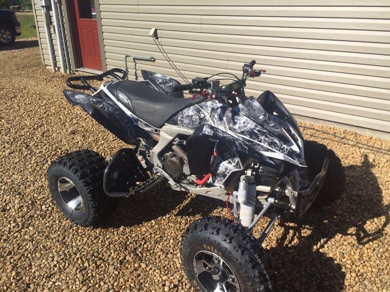 Mint!! Kfx 450r for sled or 4x4 quad