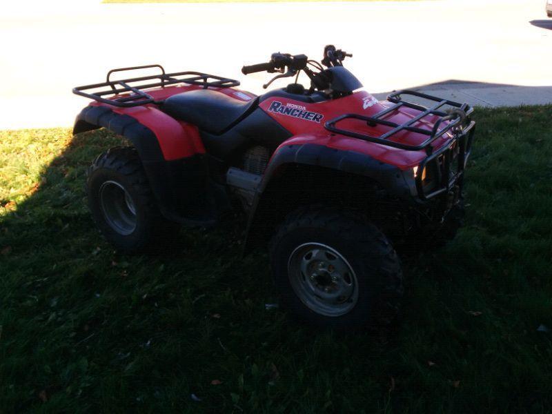 2001 HONDA 350 RANCHER 4X4